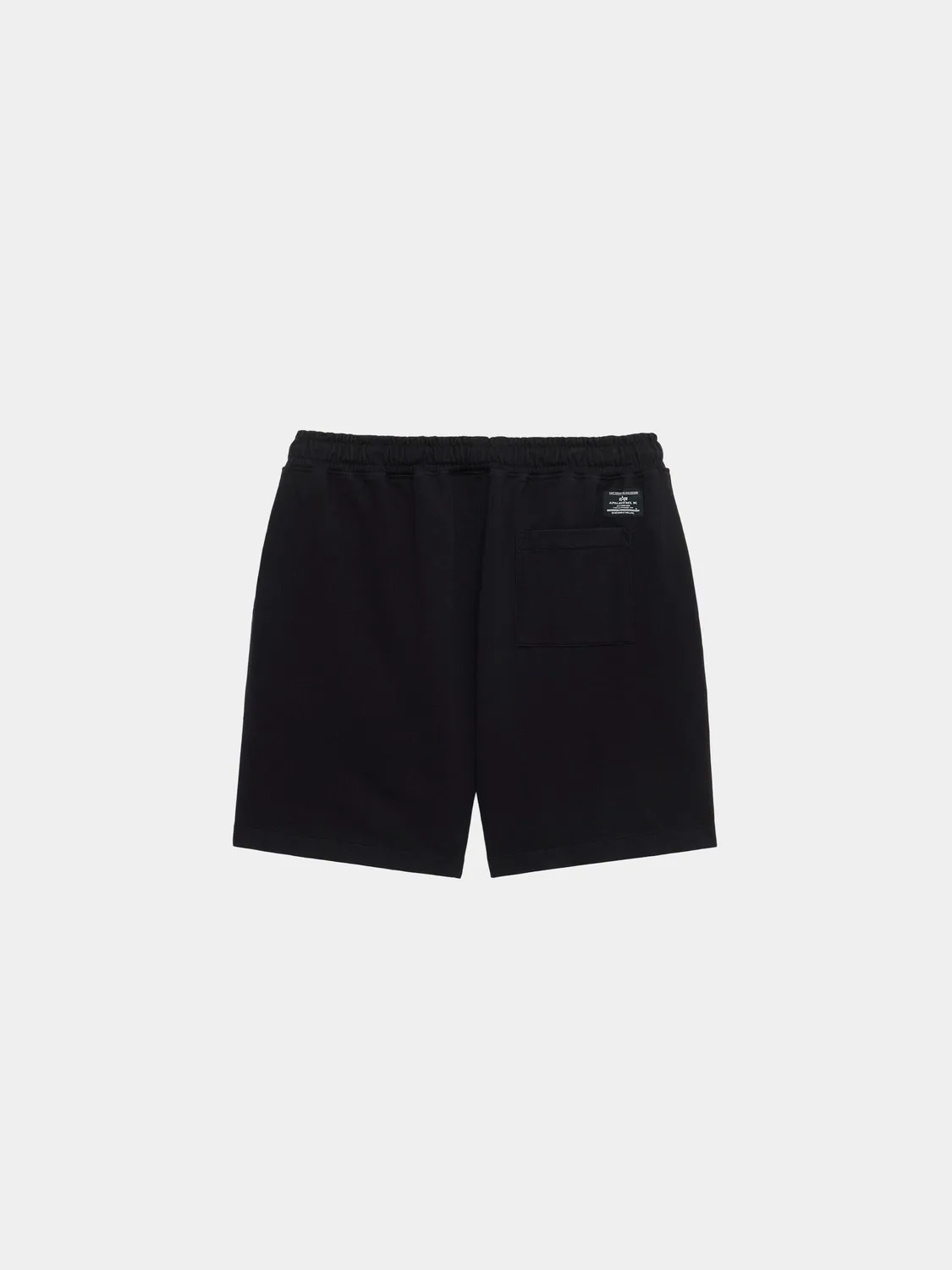 Alpha Industries Patched Jersey șort negru patch-uri