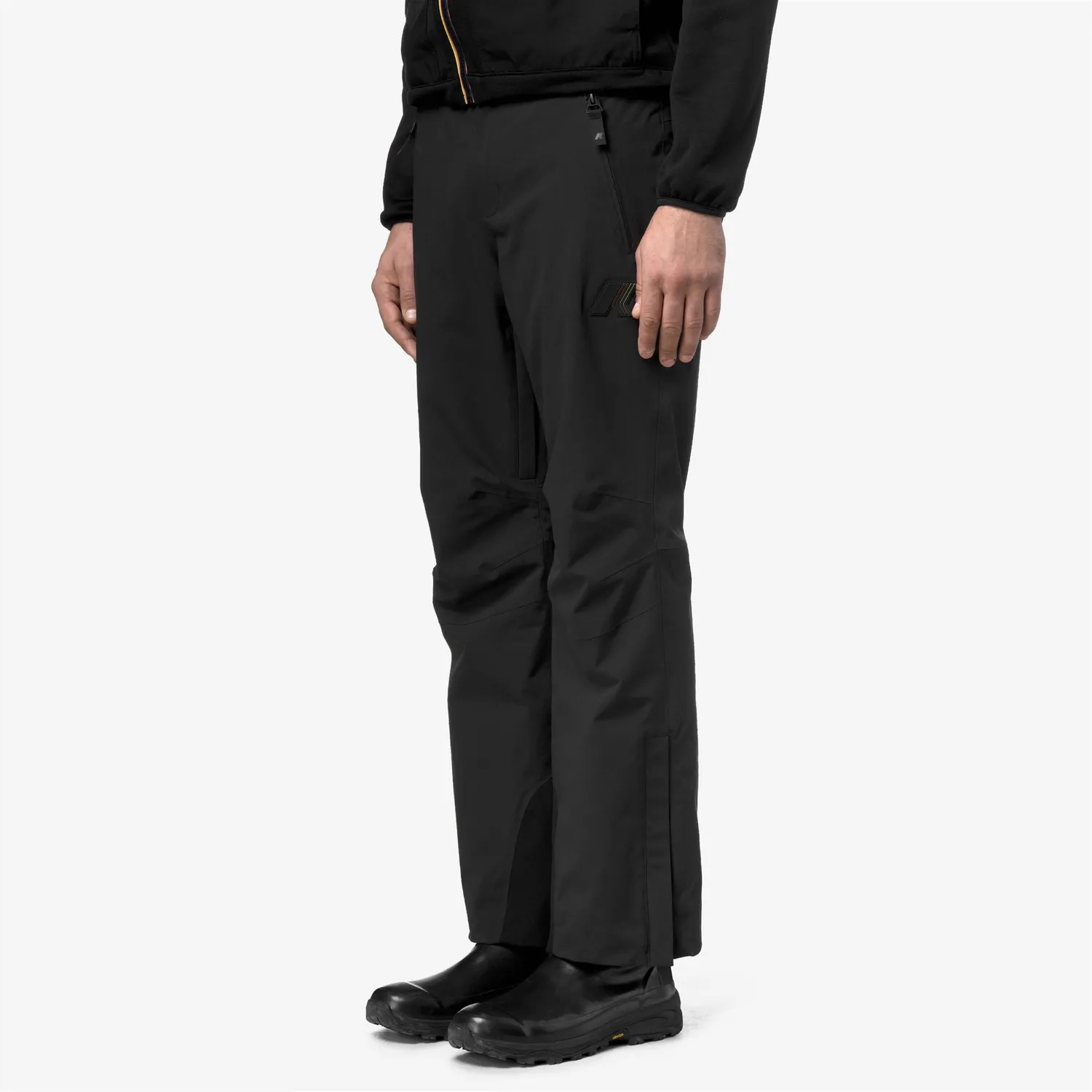 K-Way Queyras 2L pantaloni ski barbati negri captusiti