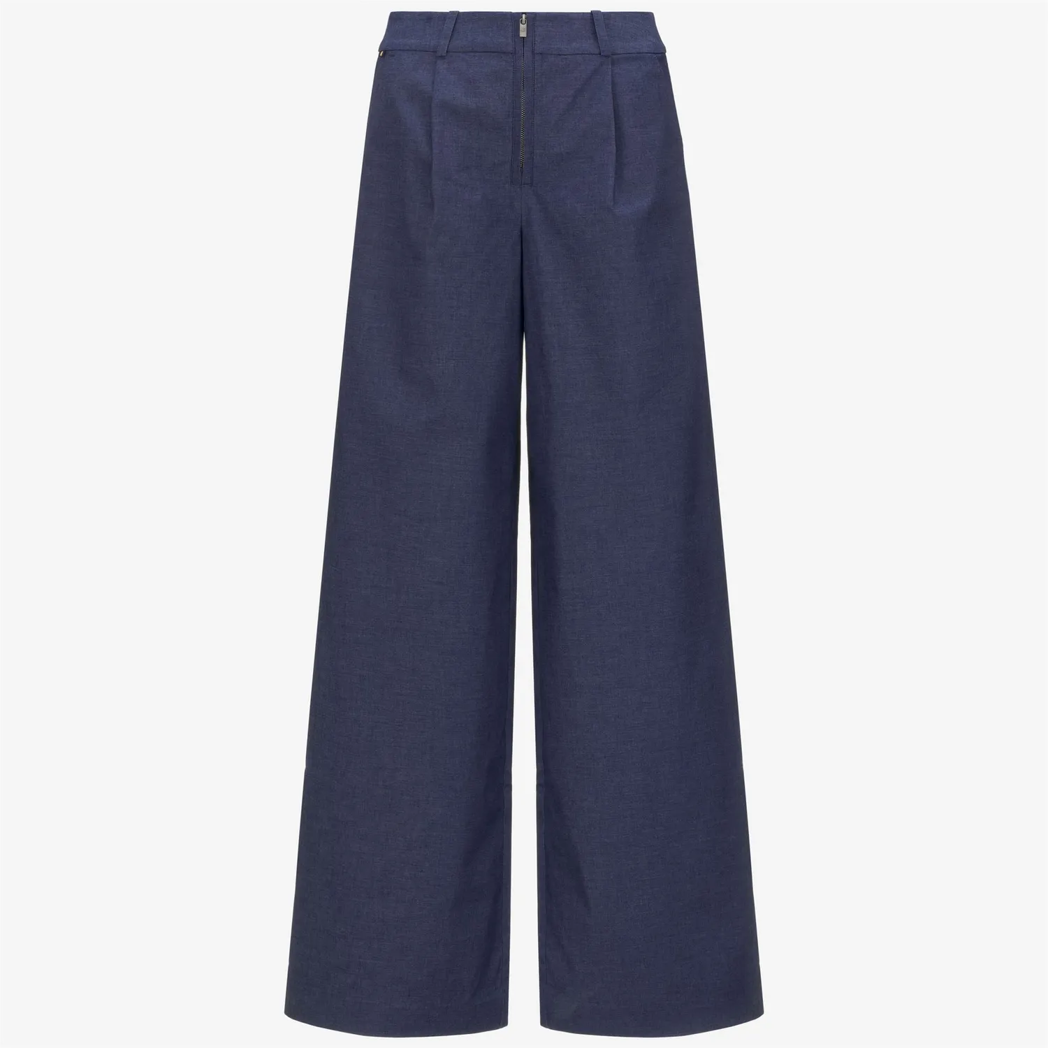 K-Way Pigalle Soft Denim pantaloni albastru cobalt