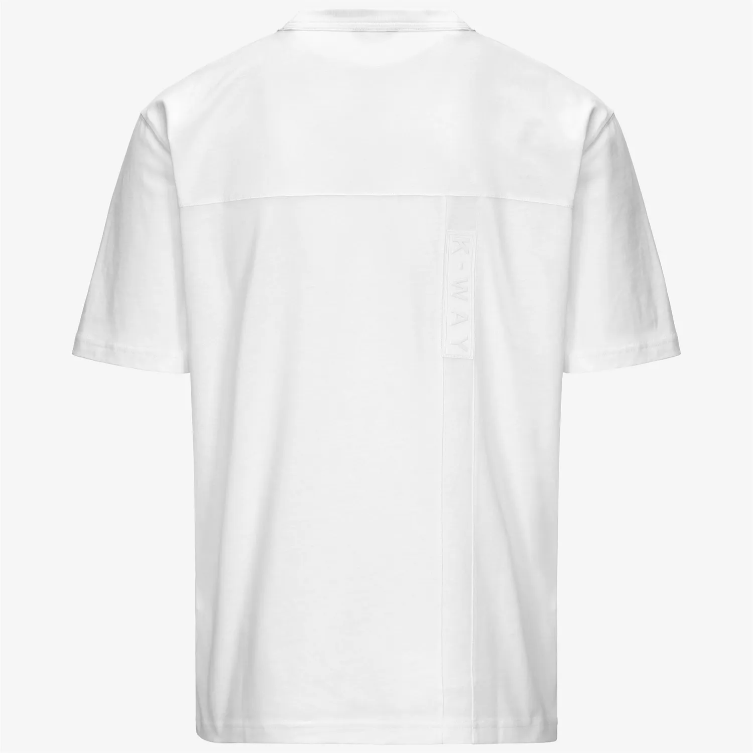 K-Way Fantome Tricou Barbati Alb Bumbac Gros