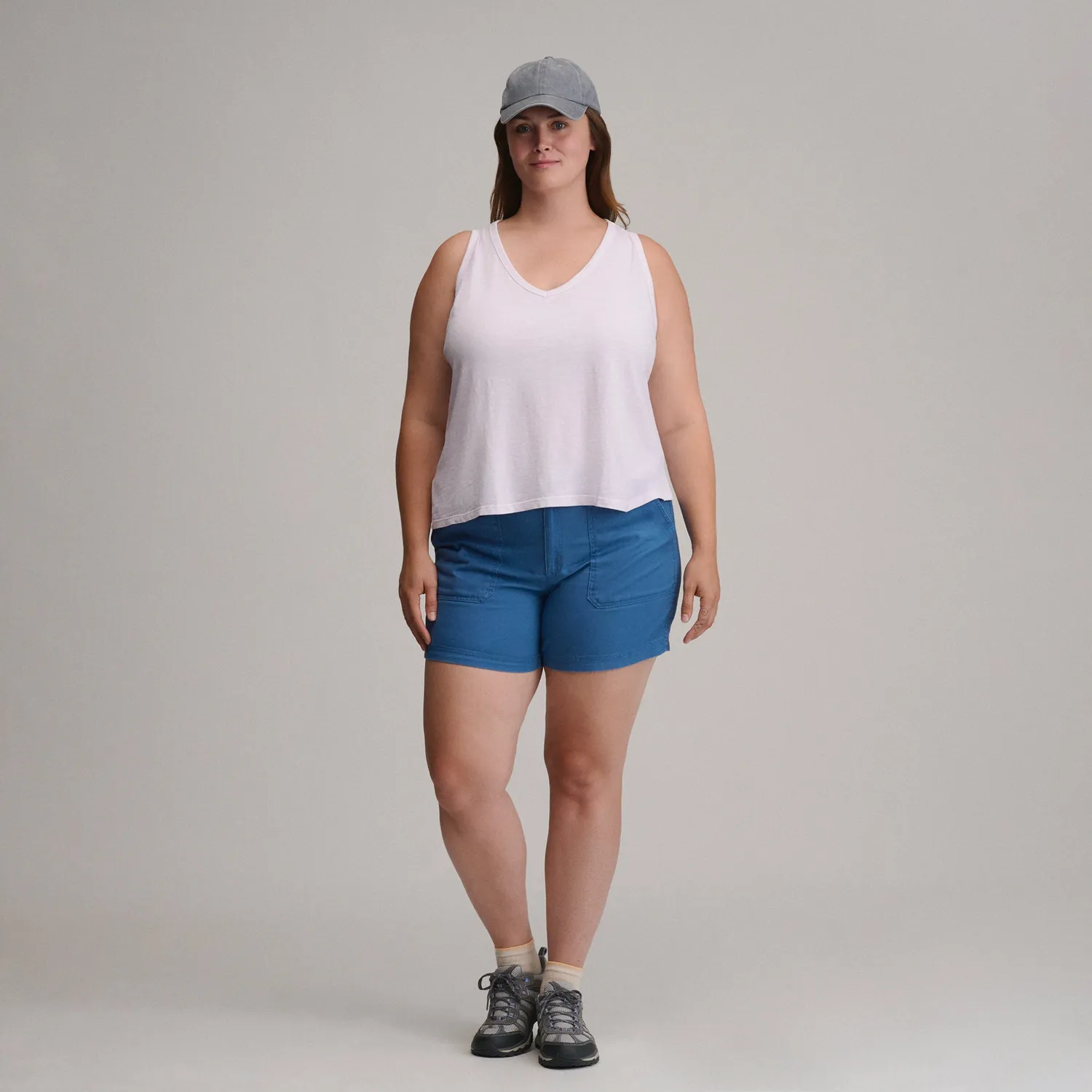 Eddie Bauer Sunwashed Cotton maiou dama Alb bumbac