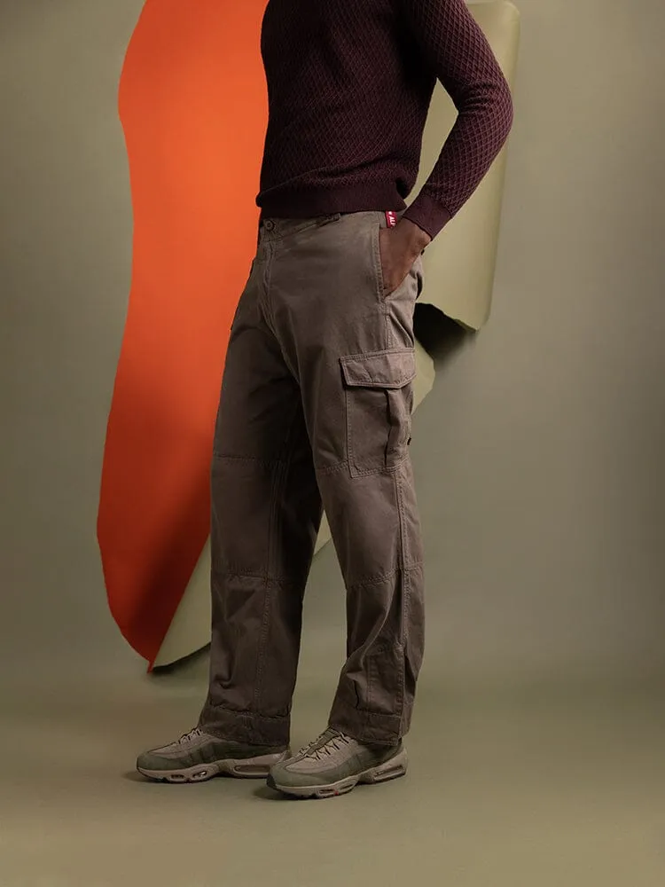 Alpha Industries M-64 Belgian pantaloni cargo maro 32
