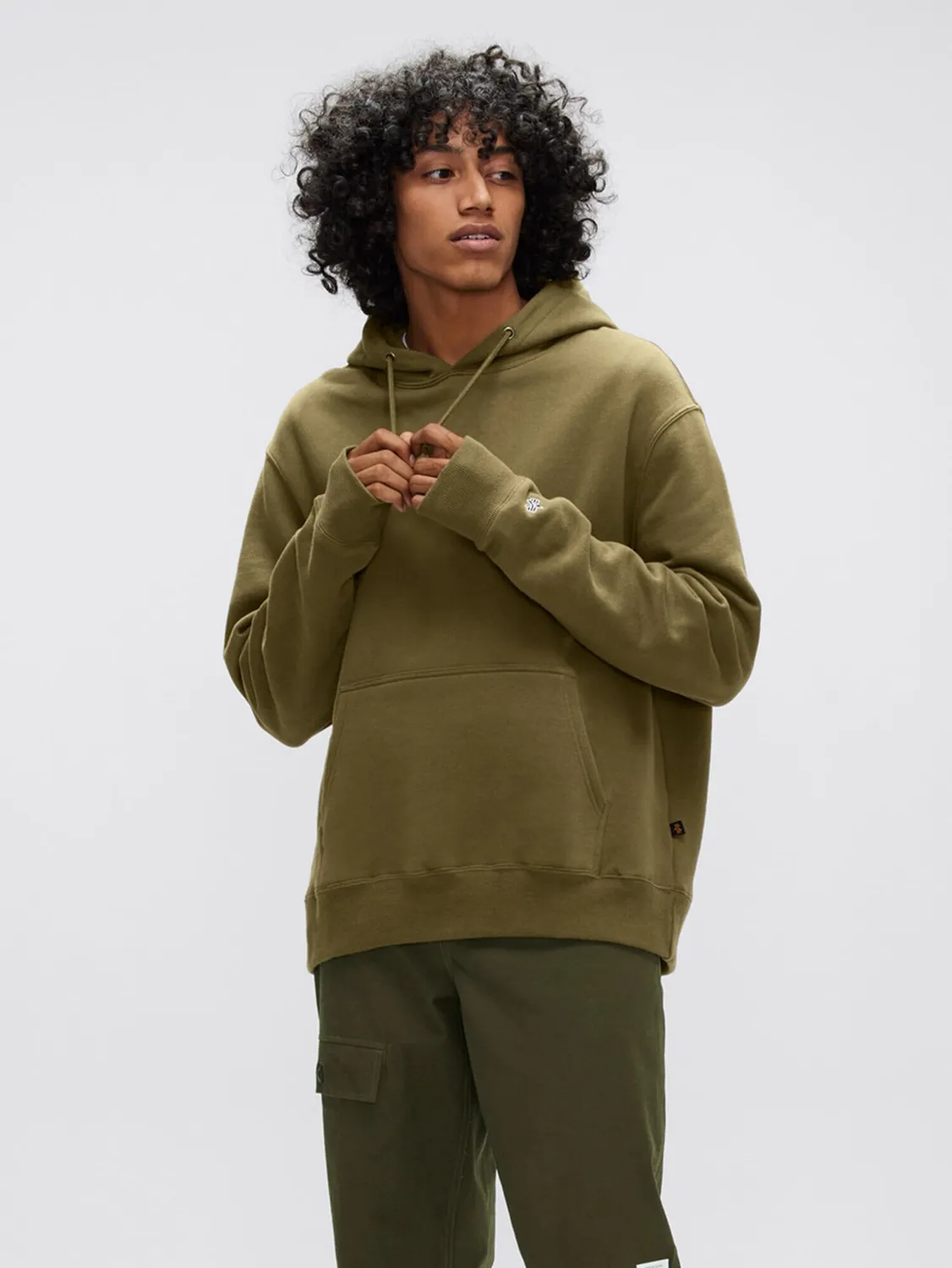 Alpha Industries Alpha Hoodie hanorac olive bumbac
