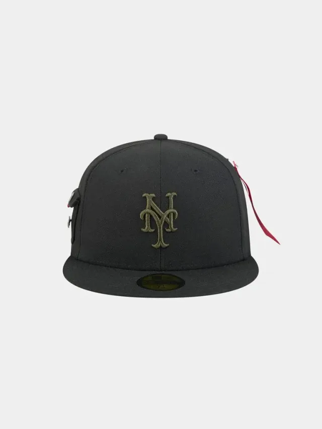 Alpha Industries New York Mets 59Fifty șapcă neagră