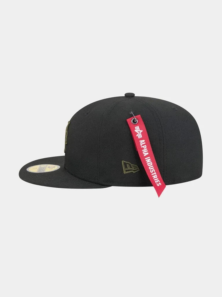 Alpha Industries New York Mets 59Fifty șapcă neagră