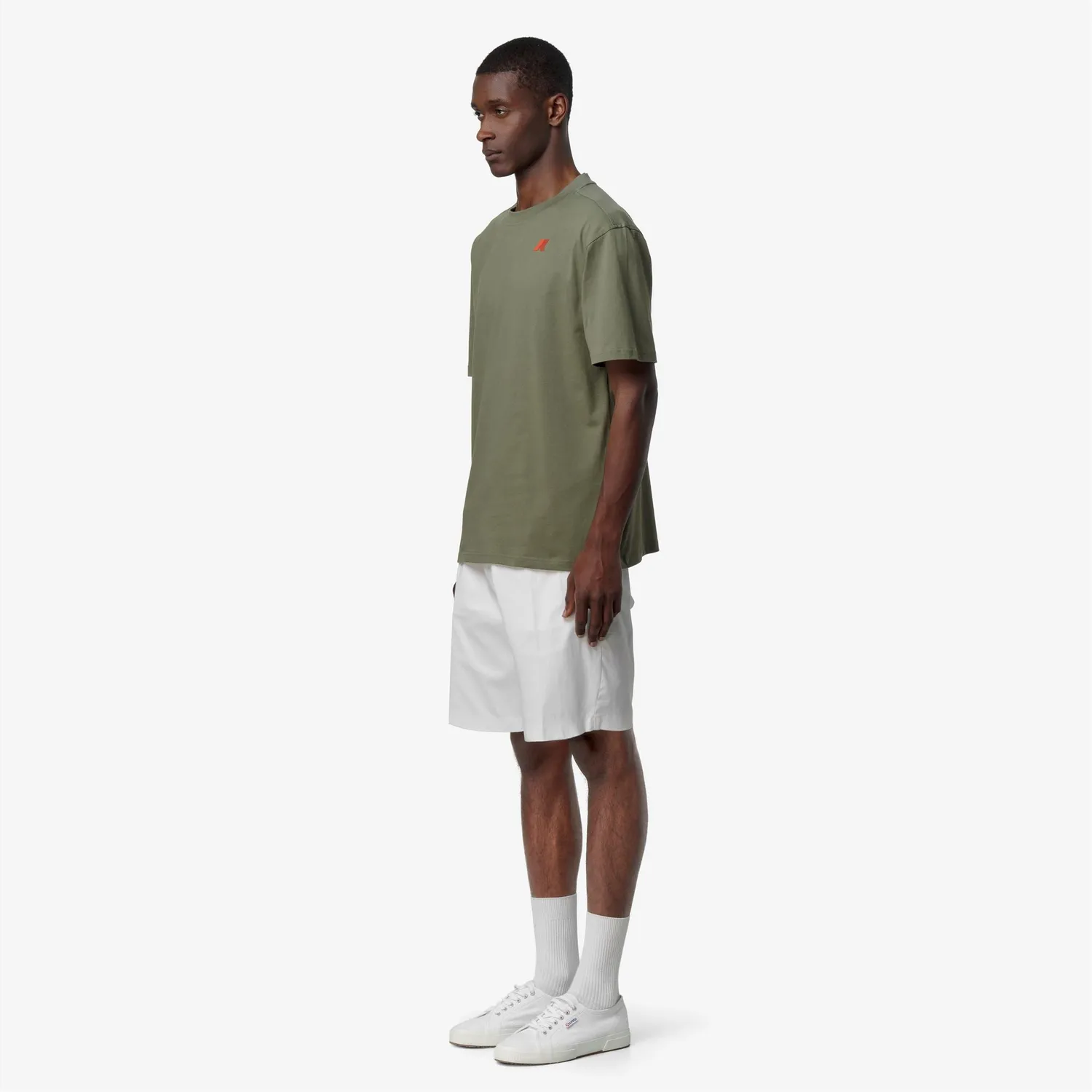K-Way Solo K71356W tricou barbati verde bumbac