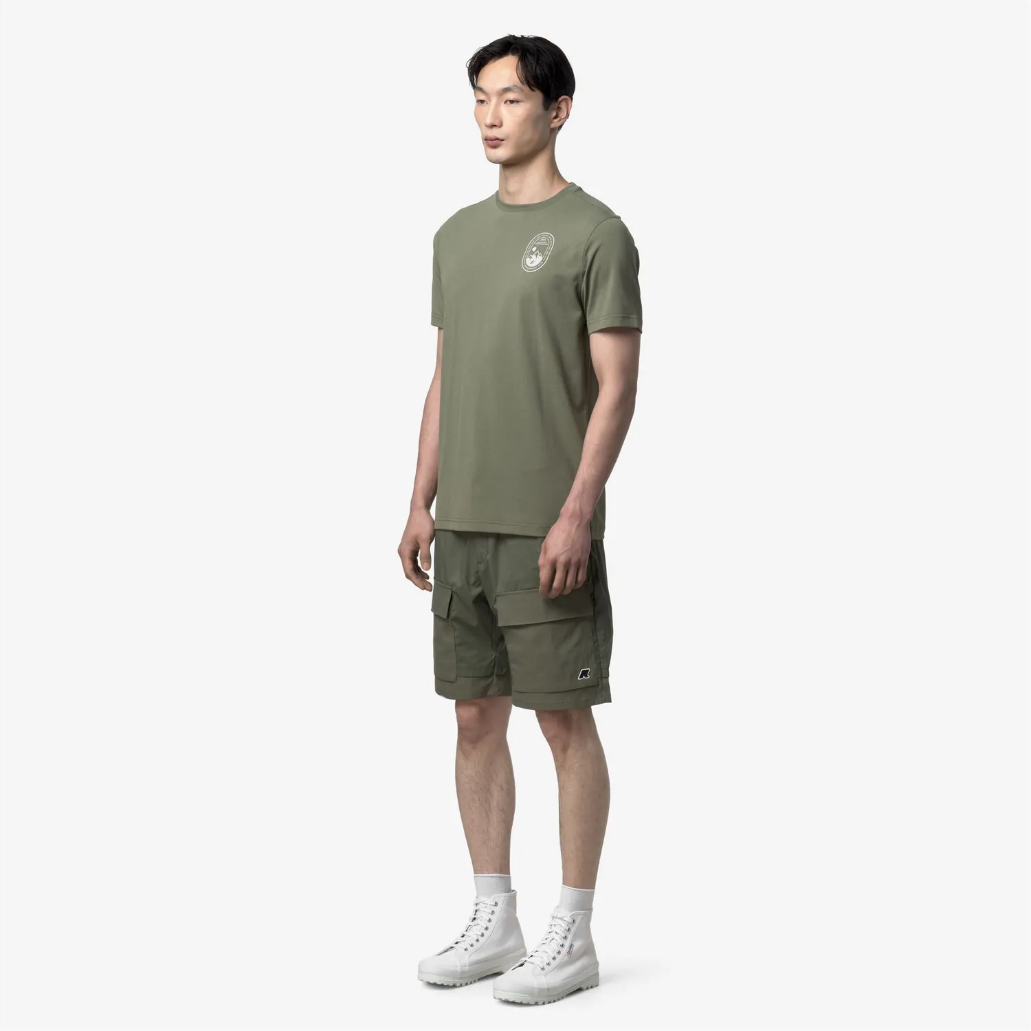 K-Way Graphel K7134IW tricou verde cu uscare rapida