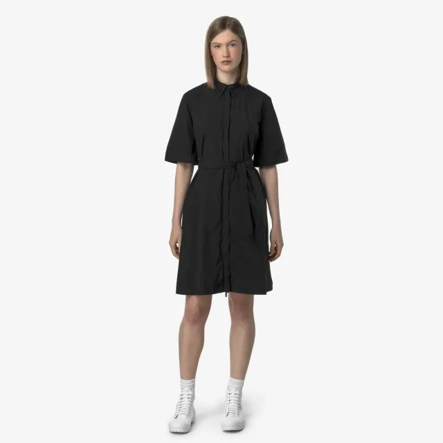 K-Way Lizy geaca dama negru impermeabil 3/4