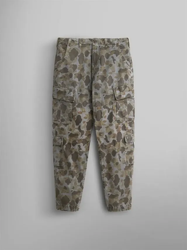 Alpha Industries ACU pantaloni cargo maro camo