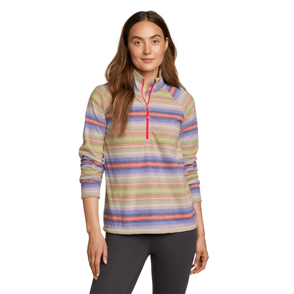 Eddie Bauer Quest bluză fleece mov fermoar scurt