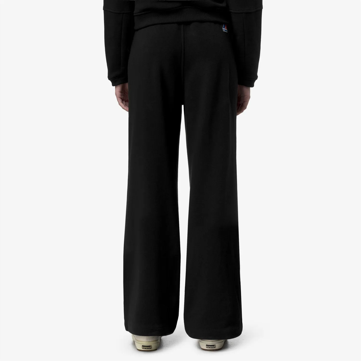 K-Way Loyre Poly Cotton pantaloni damă negri lejeri
