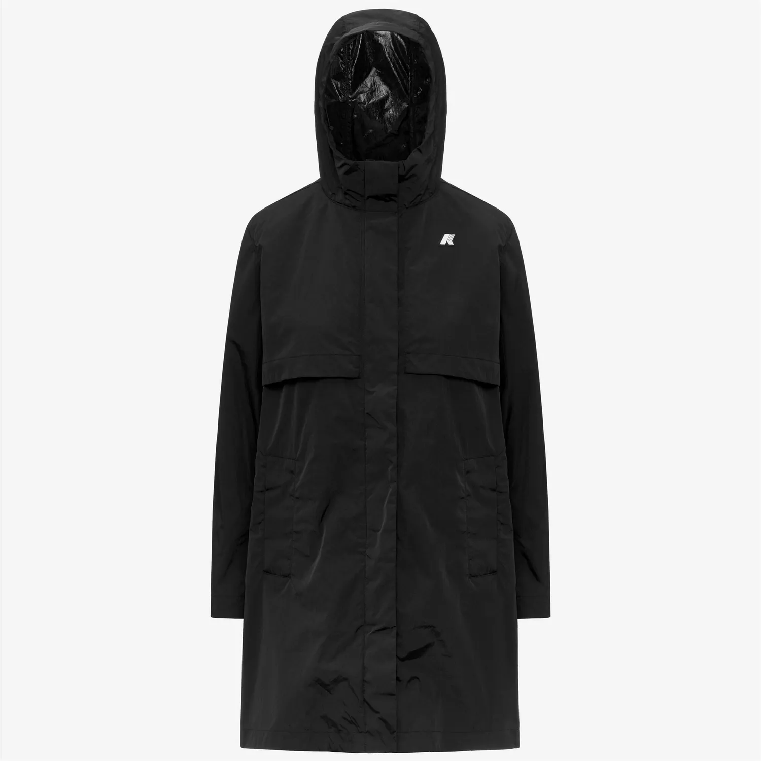 K-Way Sophilene geaca medie Black Pure lucioasa