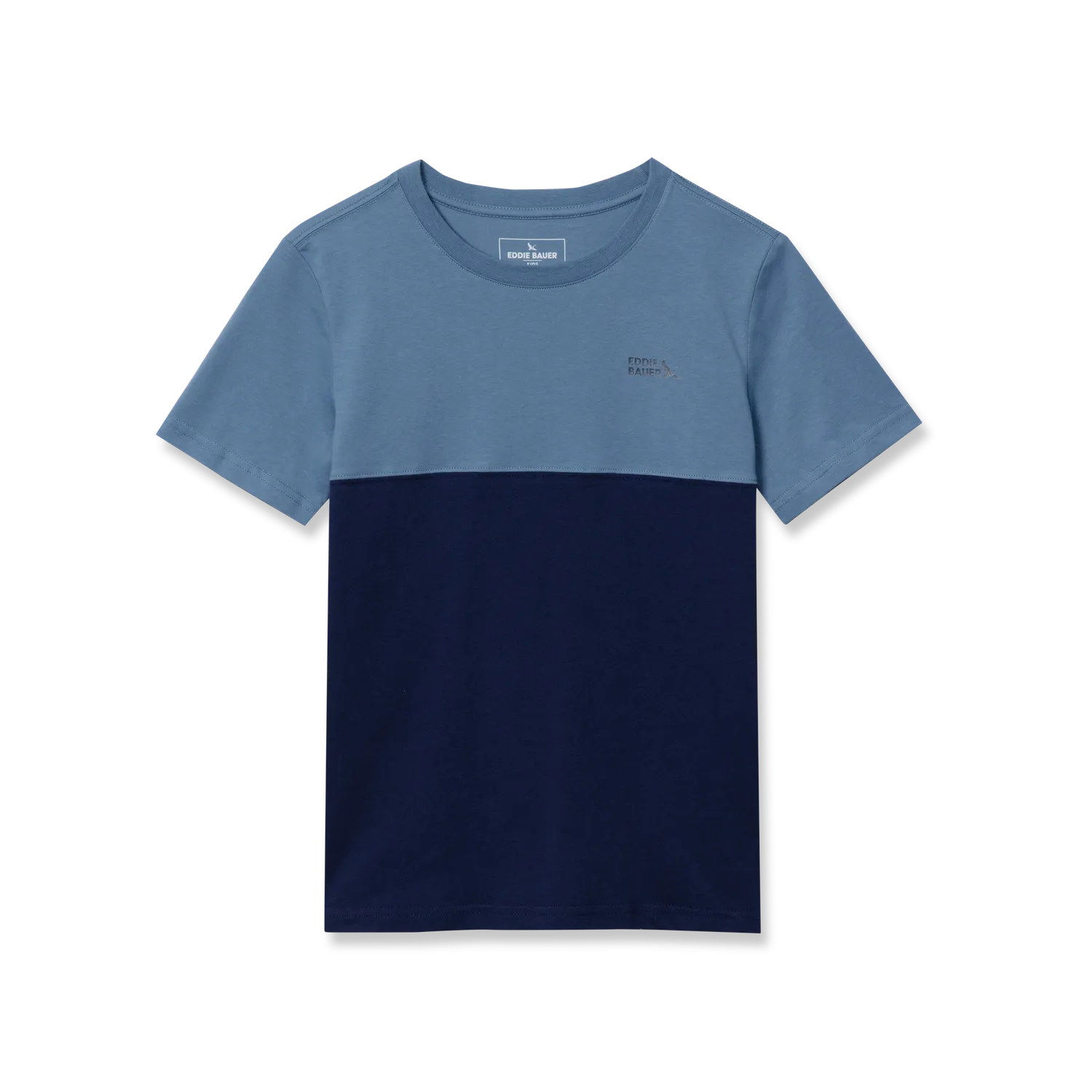 Eddie Bauer Colorblock tricou baieti bleumarin bumbac