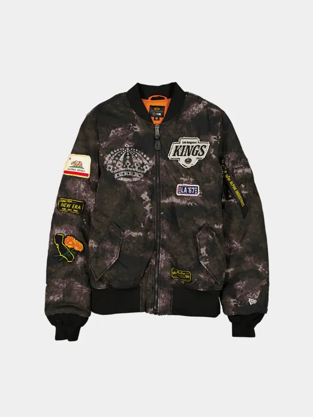 Alpha Industries MA-1 geaca bomber negru camo