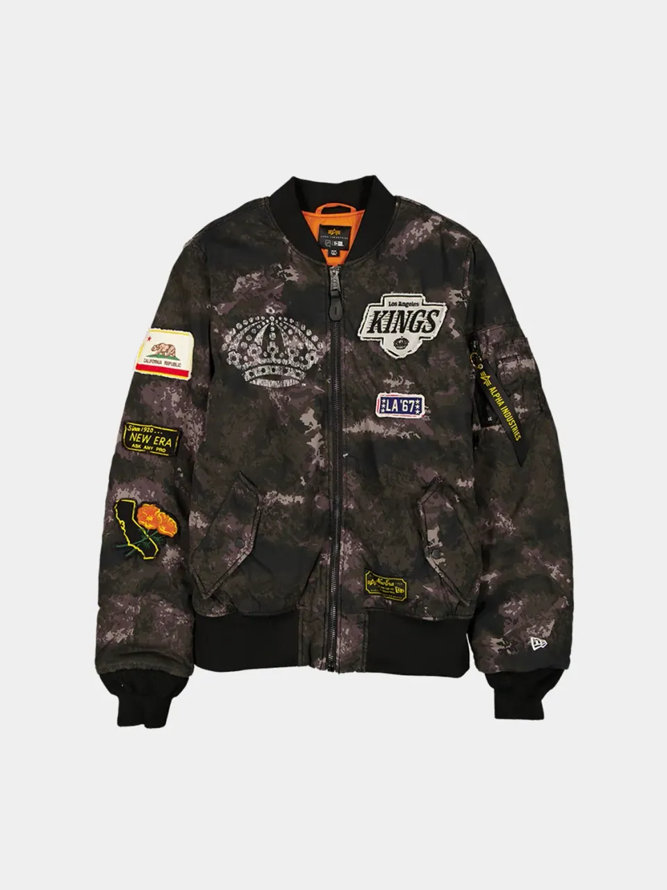 Alpha Industries MA-1 geaca bomber negru camo