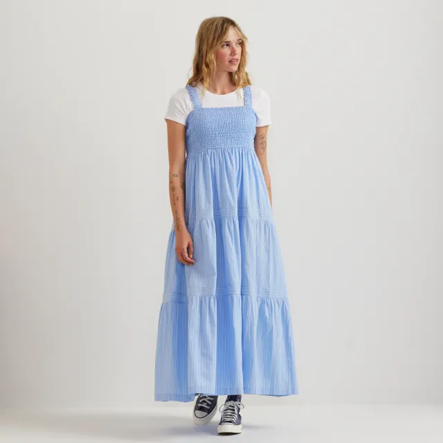 Eddie Bauer rochie midi dama albastra Sailor Blue
