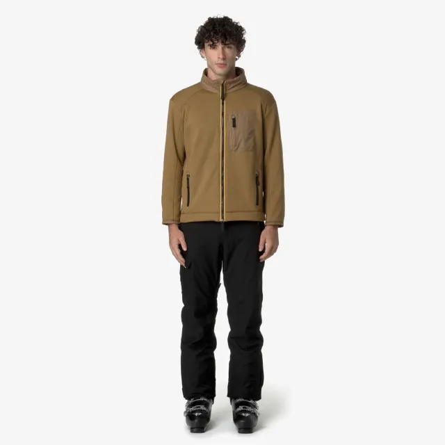 K-Way Avrieux Microtwill 2L pantaloni schi negru impermeabil
