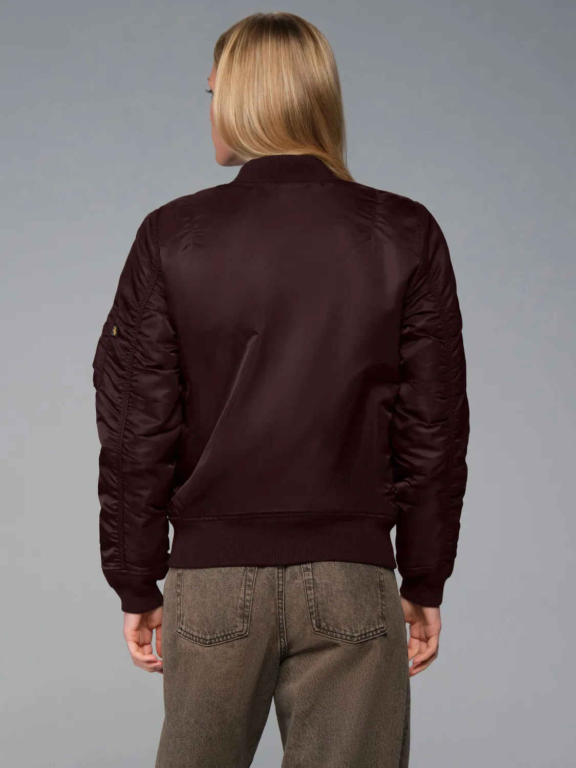 Alpha Industries MA-1 geaca bomber dama neagra reversibila