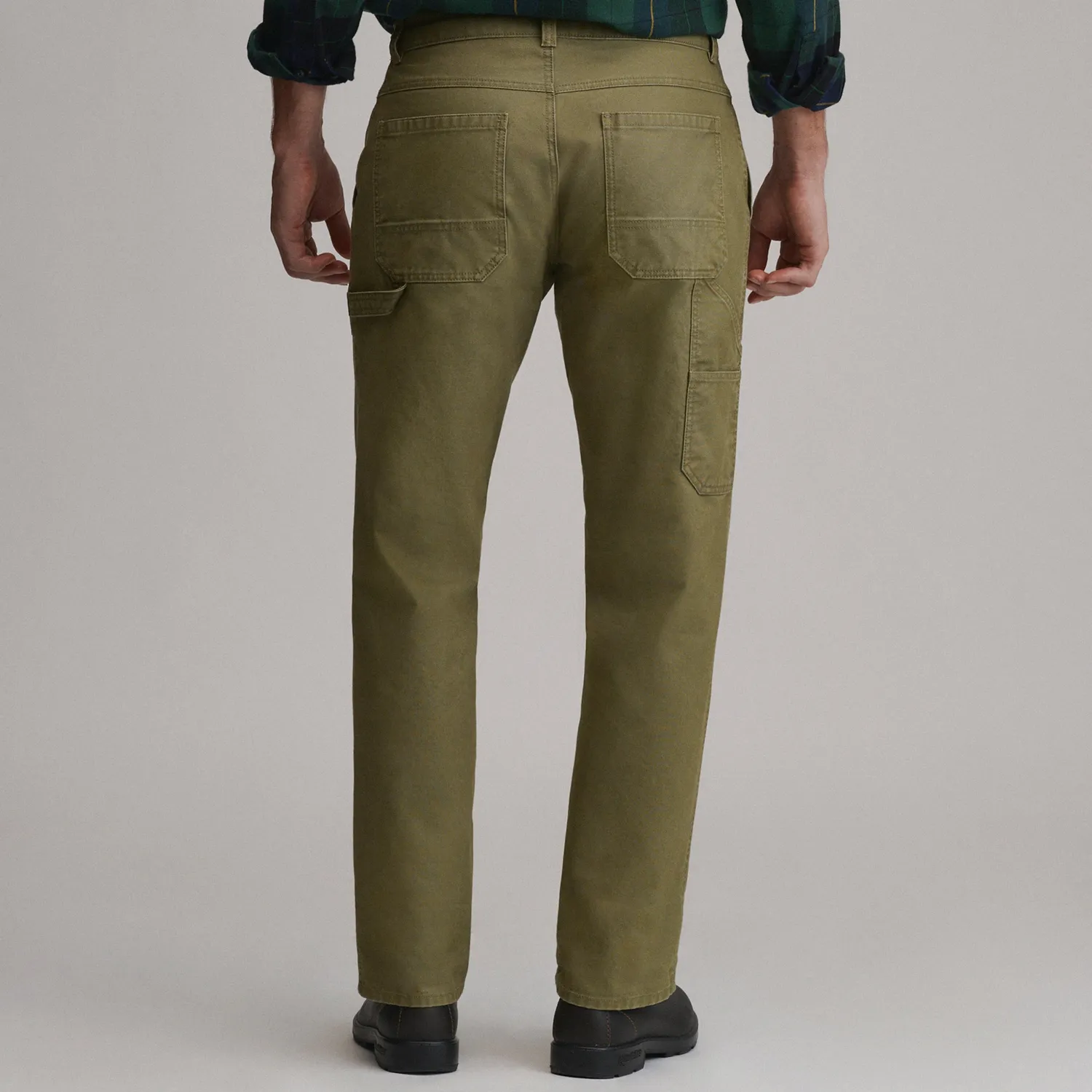 Pantaloni Eddie Bauer Canvas Carpenter maro munca