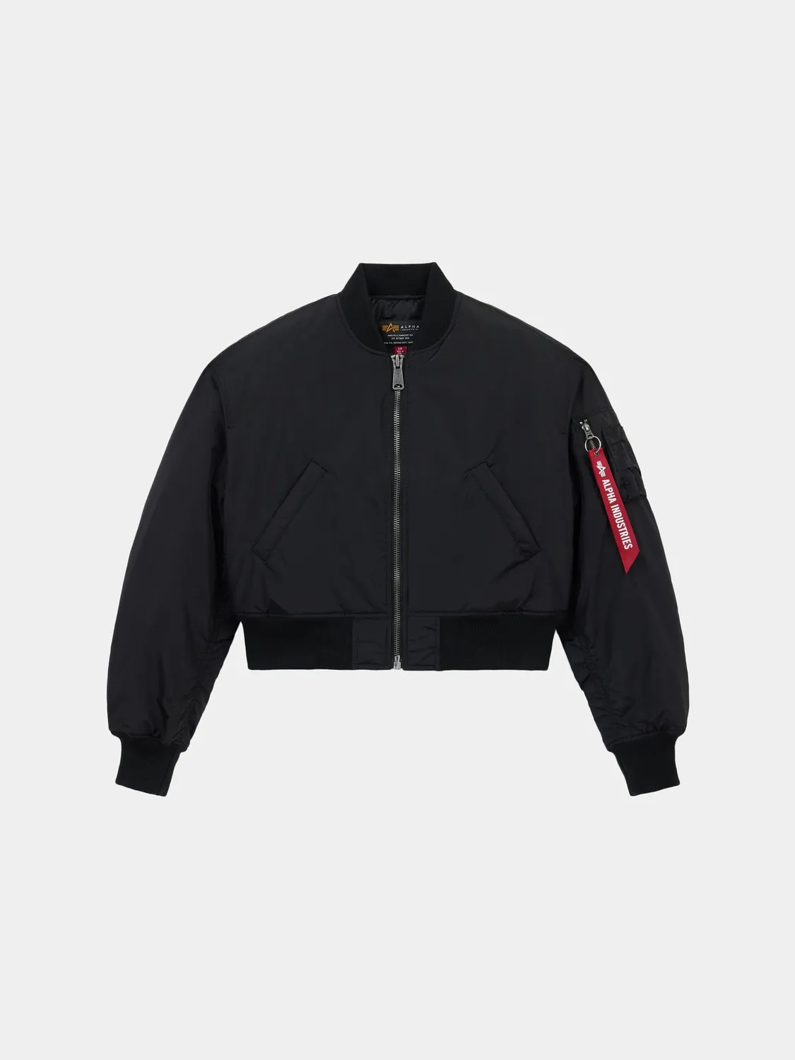 Alpha Industries MA-1 Cropped geacă bomber damă negru