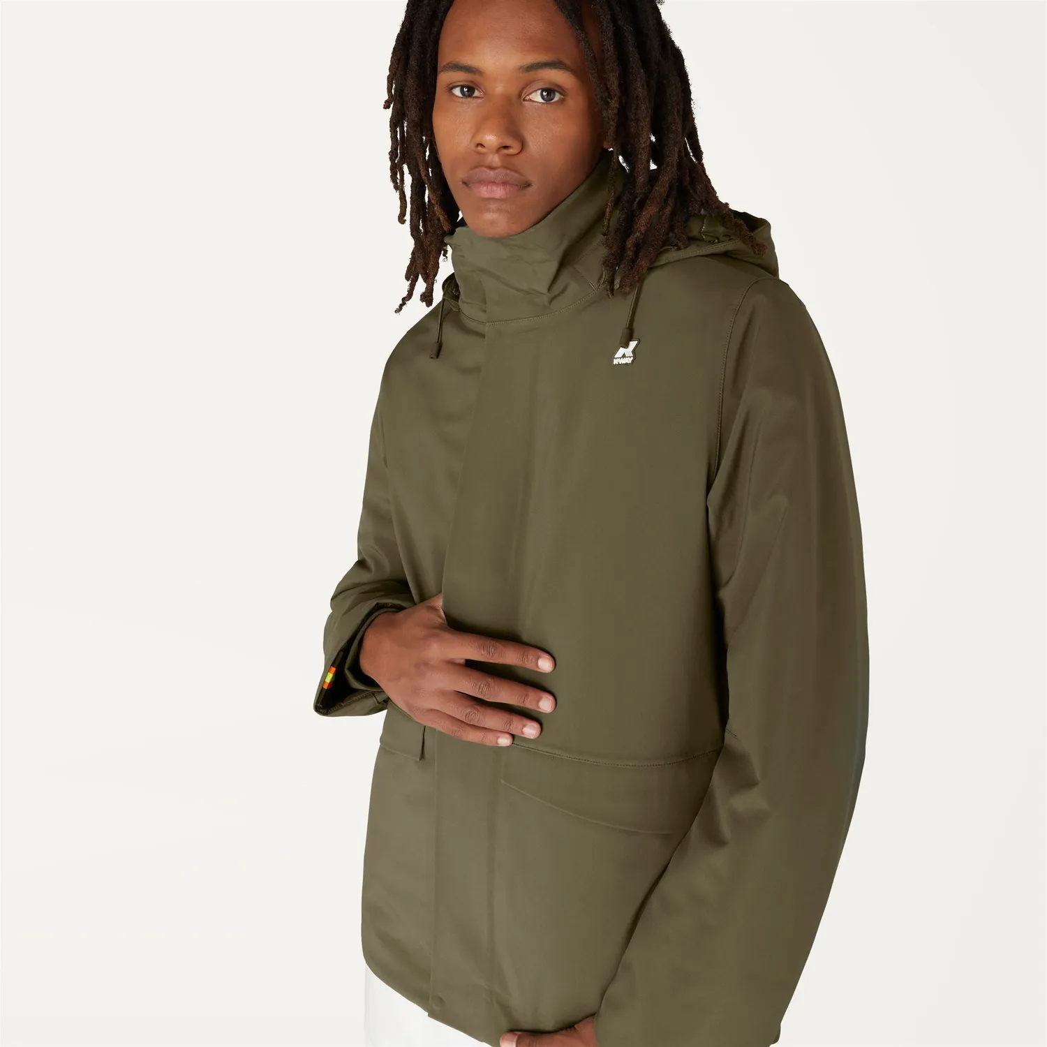 K-Way Jackel Bonded geacă bărbați verde căptușeală fleece