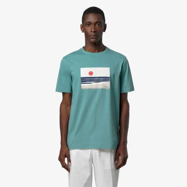 K-Way Odom K71352W tricou barbati verde mine bumbac