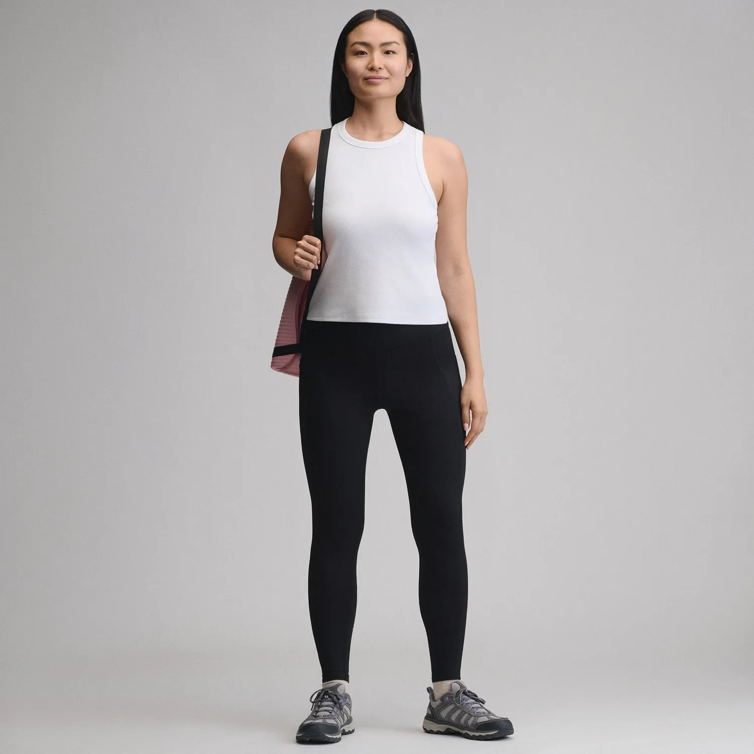 Eddie Bauer Crossover colanți negri talie înaltă fleece