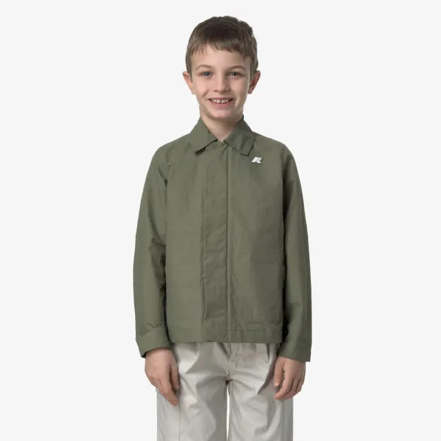 K-Way Broen geaca baieti verde mid Green Lichen