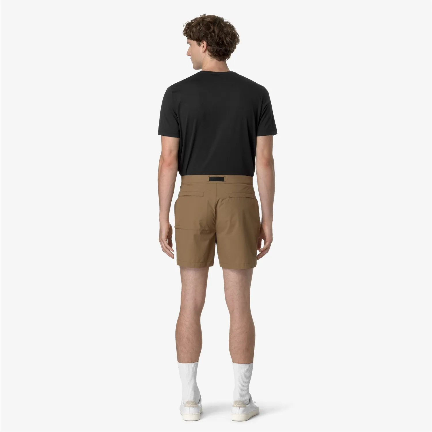 K-Way Taprinne pantaloni scurti barbati maro nylon