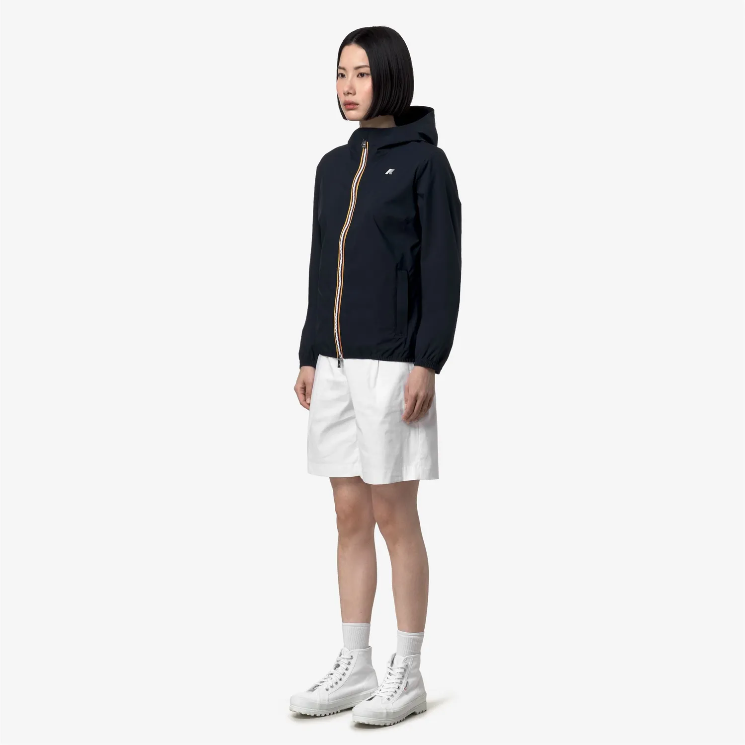 K-Way Lil 2.0 Stretch Dot geaca femei albastru Depth 10000mm