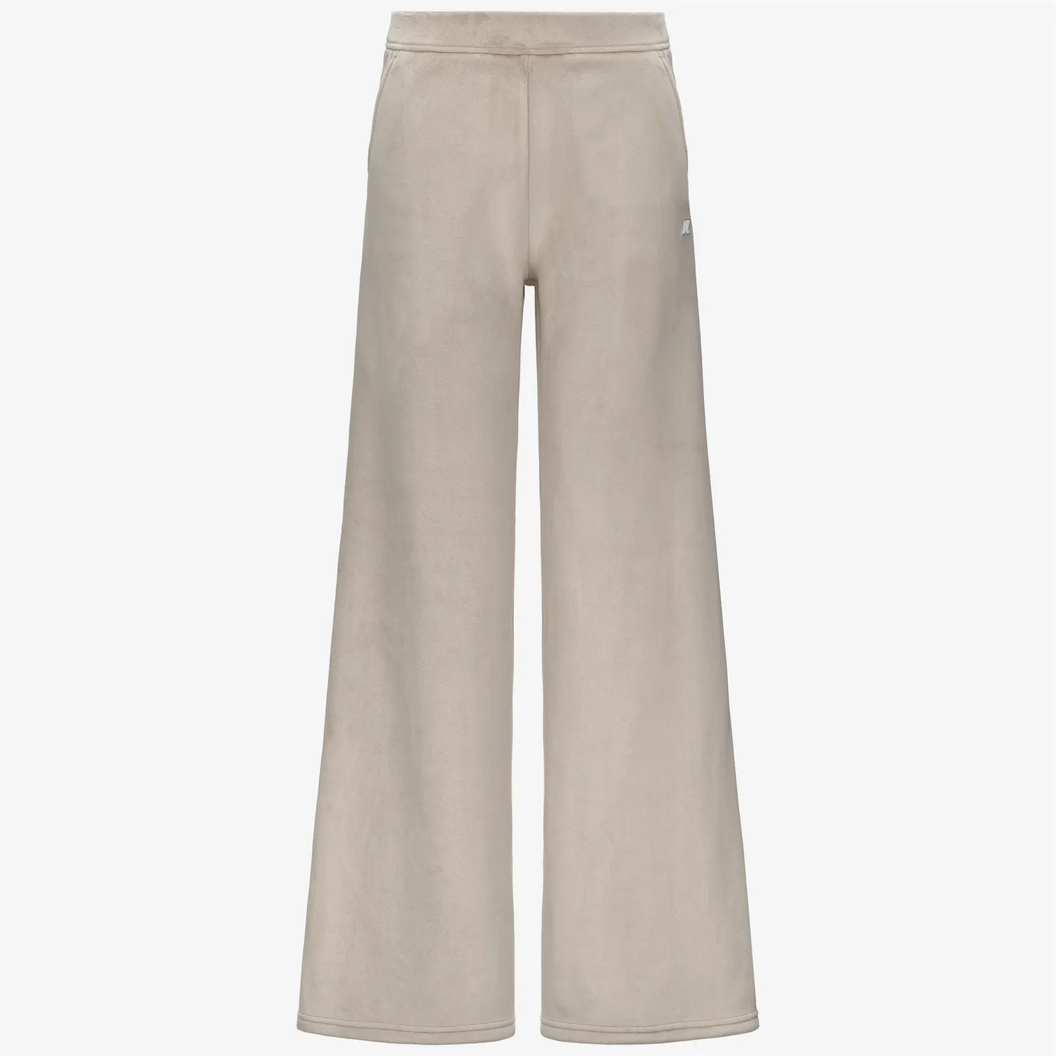 K-Way Jenny Velour Polar pantaloni dama bej caldurosi