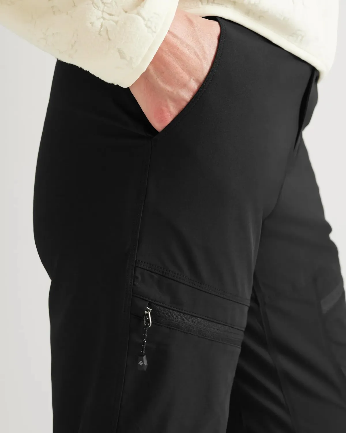 Eddie Bauer 2.0 Polar pantaloni drepți negri fleece