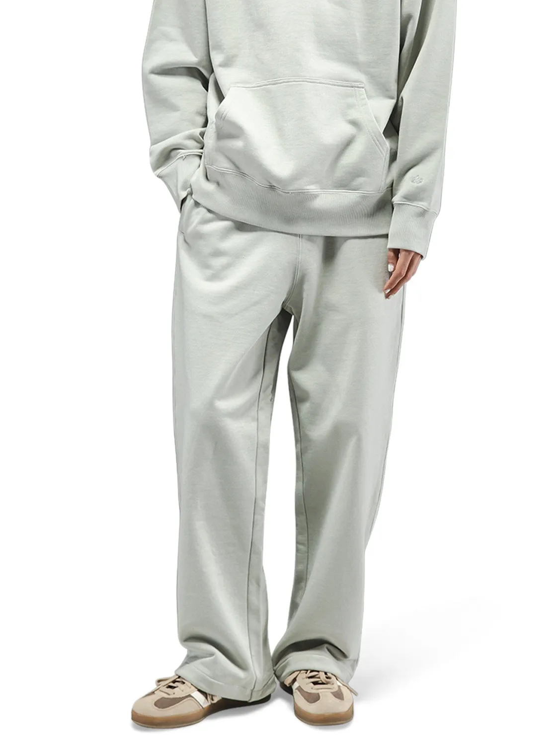 Alpha Industries Essential pantaloni sport gri french terry