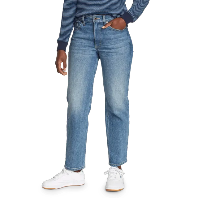 Eddie Bauer Authentic blugi dama drepti talie inalta
