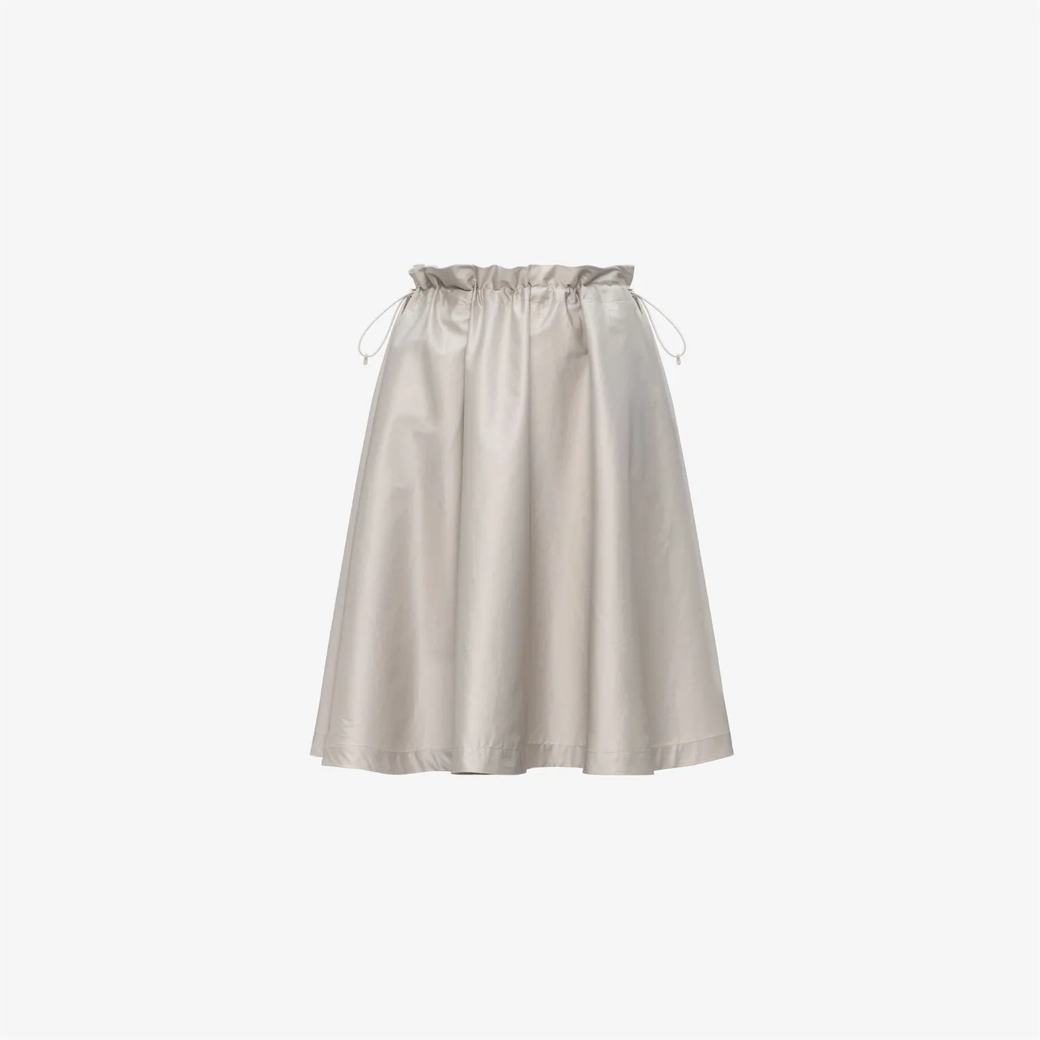 K-Way Gaelal Shiny Cotton fusta femei bej midi