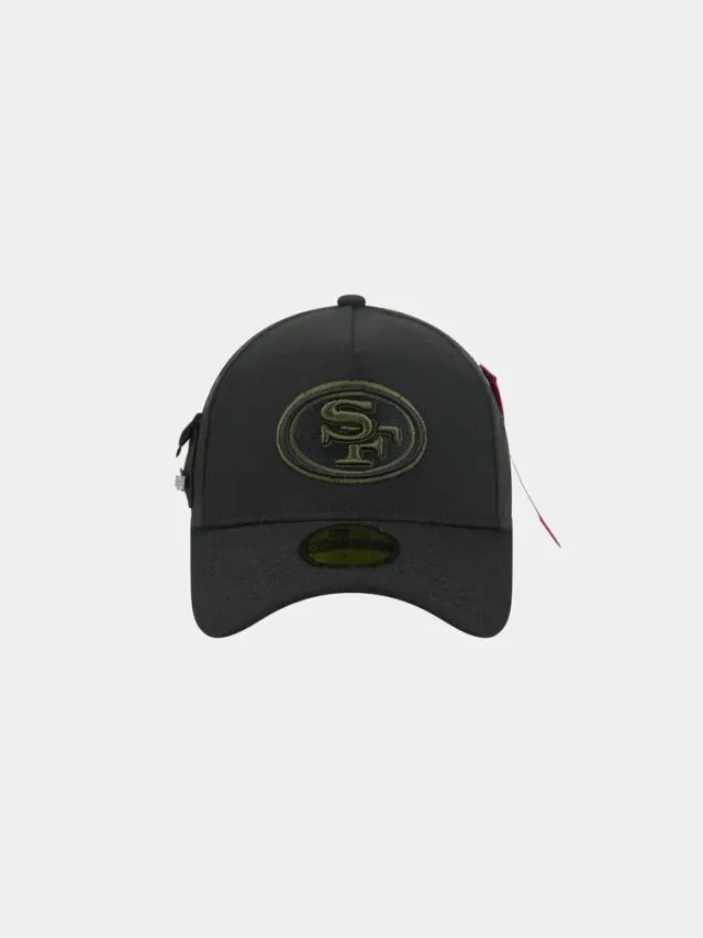 Alpha Industries 49ers New Era 59FORTY sapca negru fitted