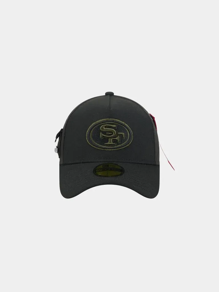 Alpha Industries 49ers New Era 59FORTY sapca negru fitted