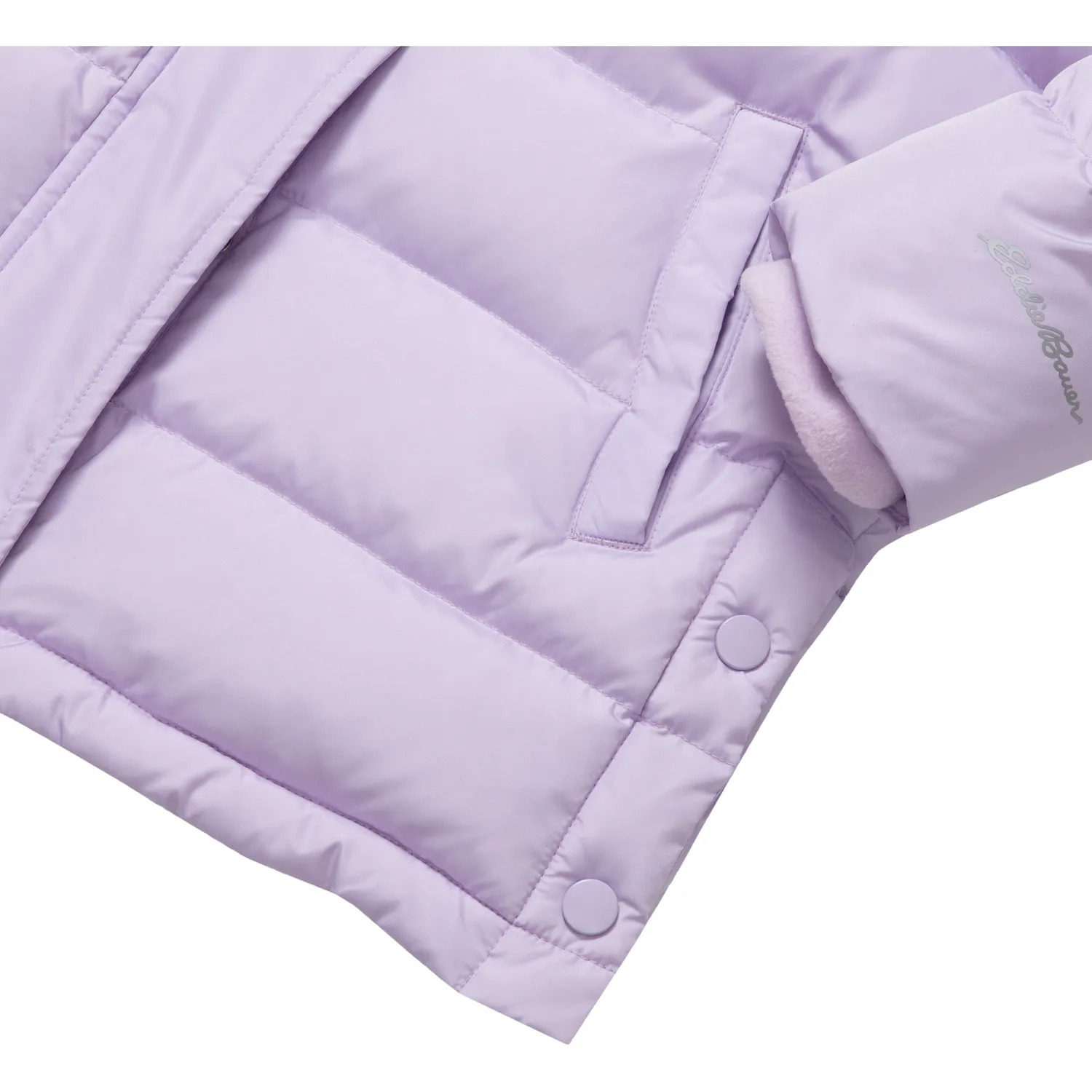 Eddie Bauer Stratustherm parka fete neagra 650 fill