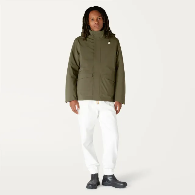 K-Way Jackel Bonded geacă bărbați verde căptușeală fleece