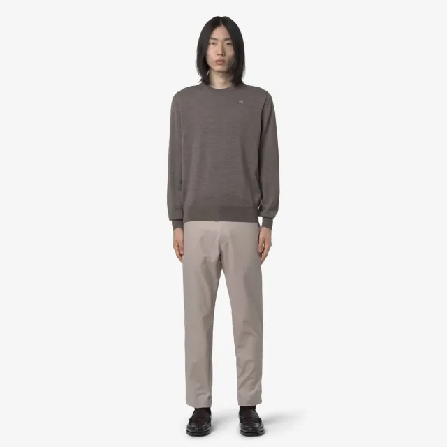 K-Way Elia Twill Peach pantaloni chino bej stretch