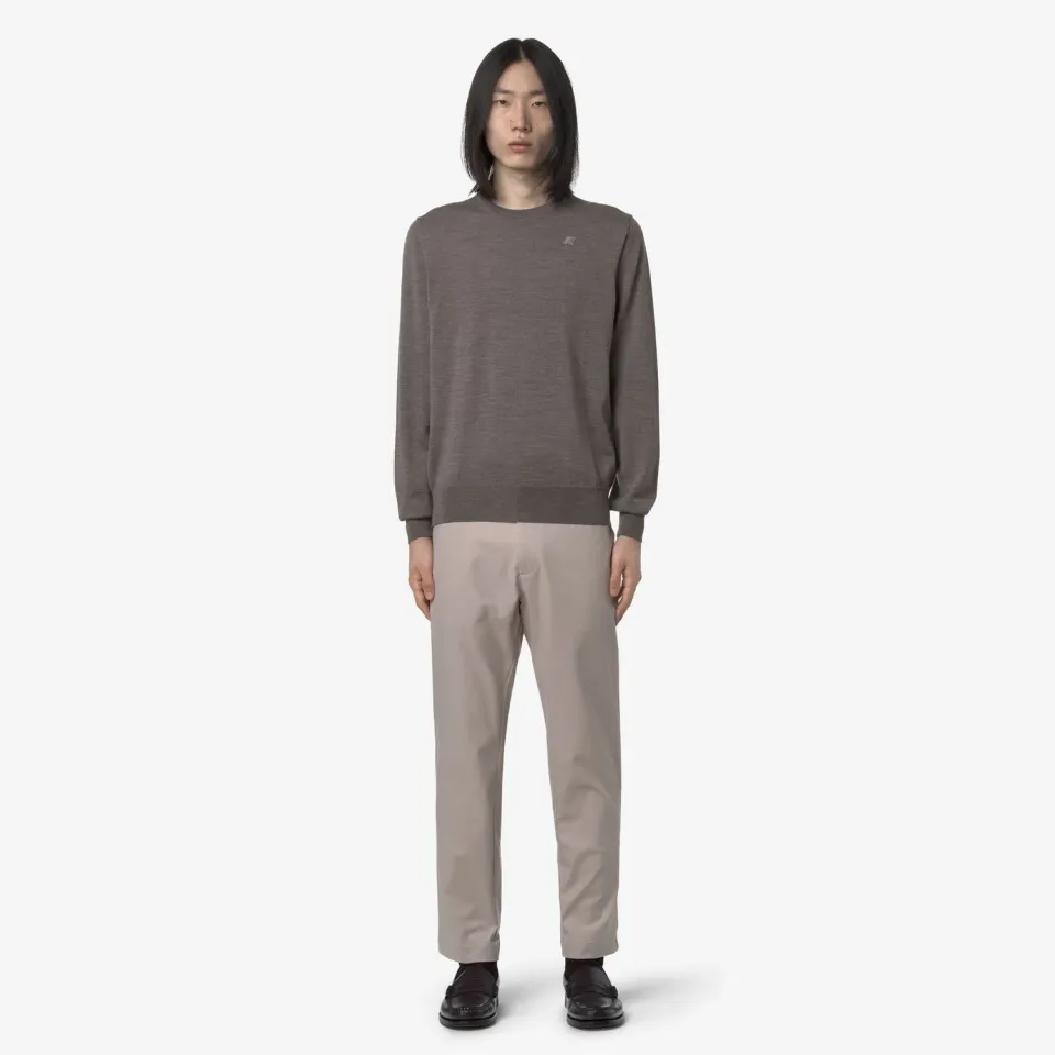 K-Way Elia Twill Peach pantaloni chino bej stretch