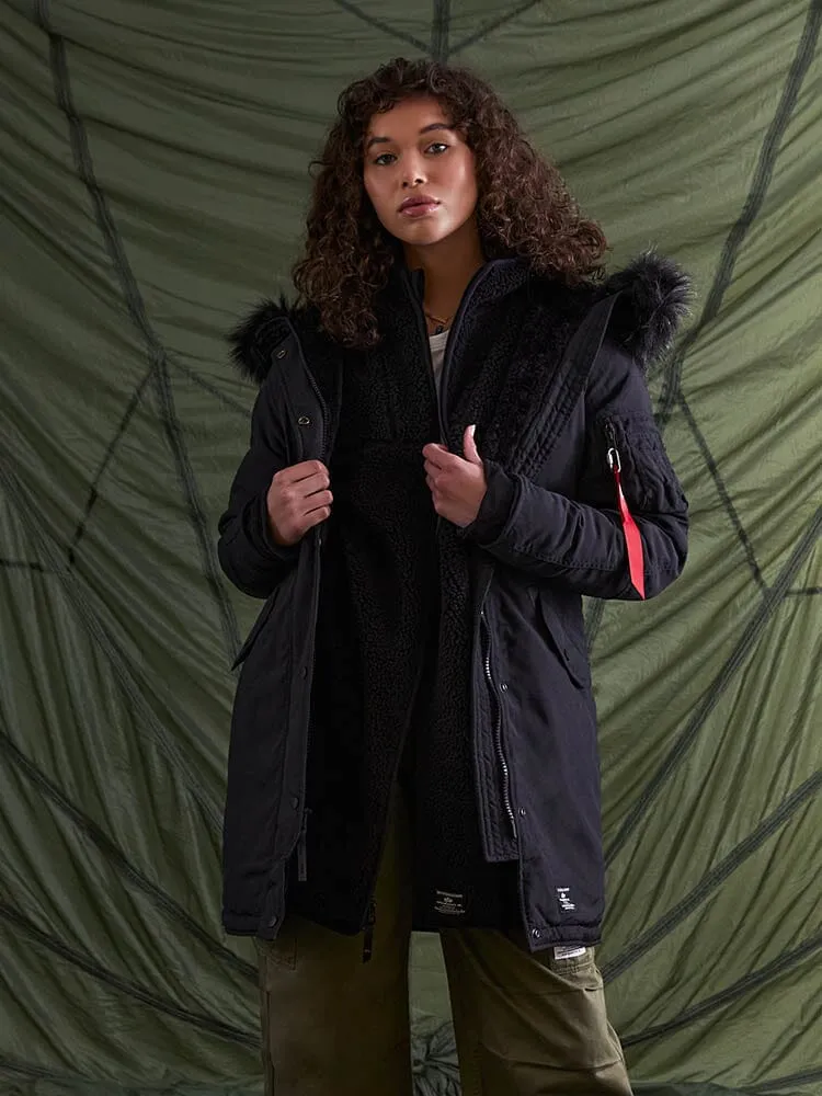 Alpha Industries Elyse Gen II parka dama negru ger