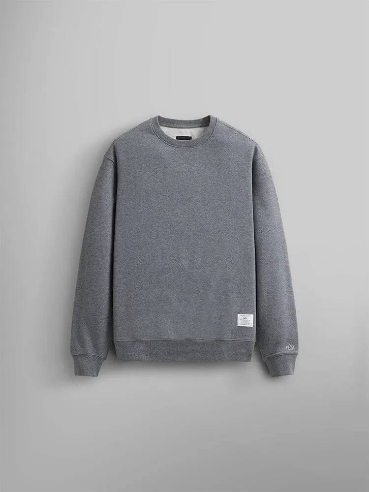 Alpha Industries Essential Crewneck bluză neagră bumbac