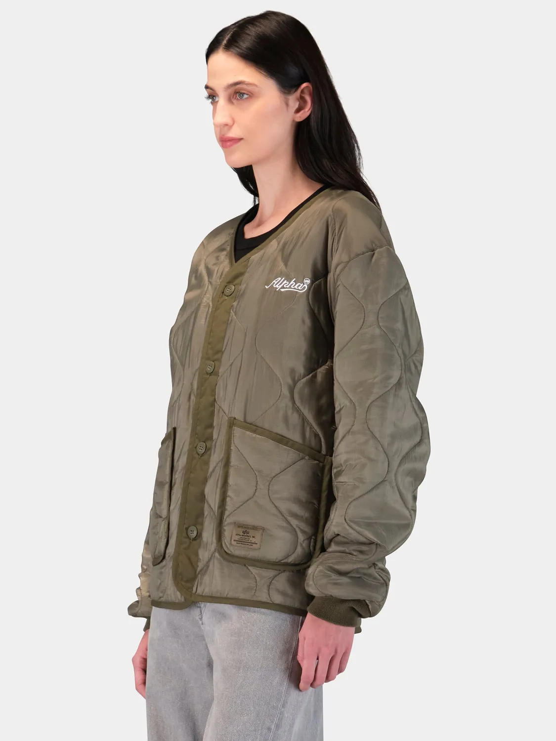 Alpha Industries ALS/92 Relaxed Deco geaca verde OG-107