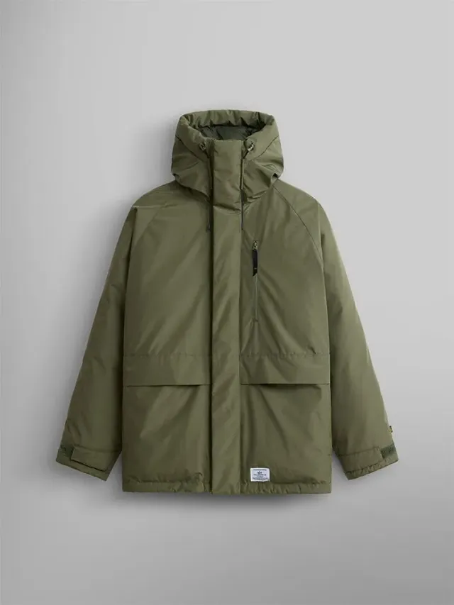 Alpha Industries Raglan palton parka verde barbati calduros ger