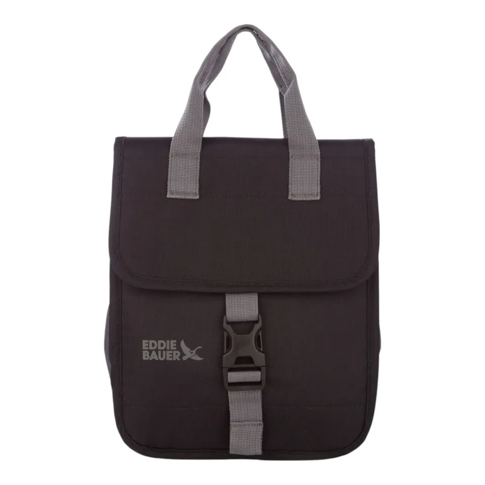 Eddie Bauer Fold-Over geanta pranz Neagra izoterma