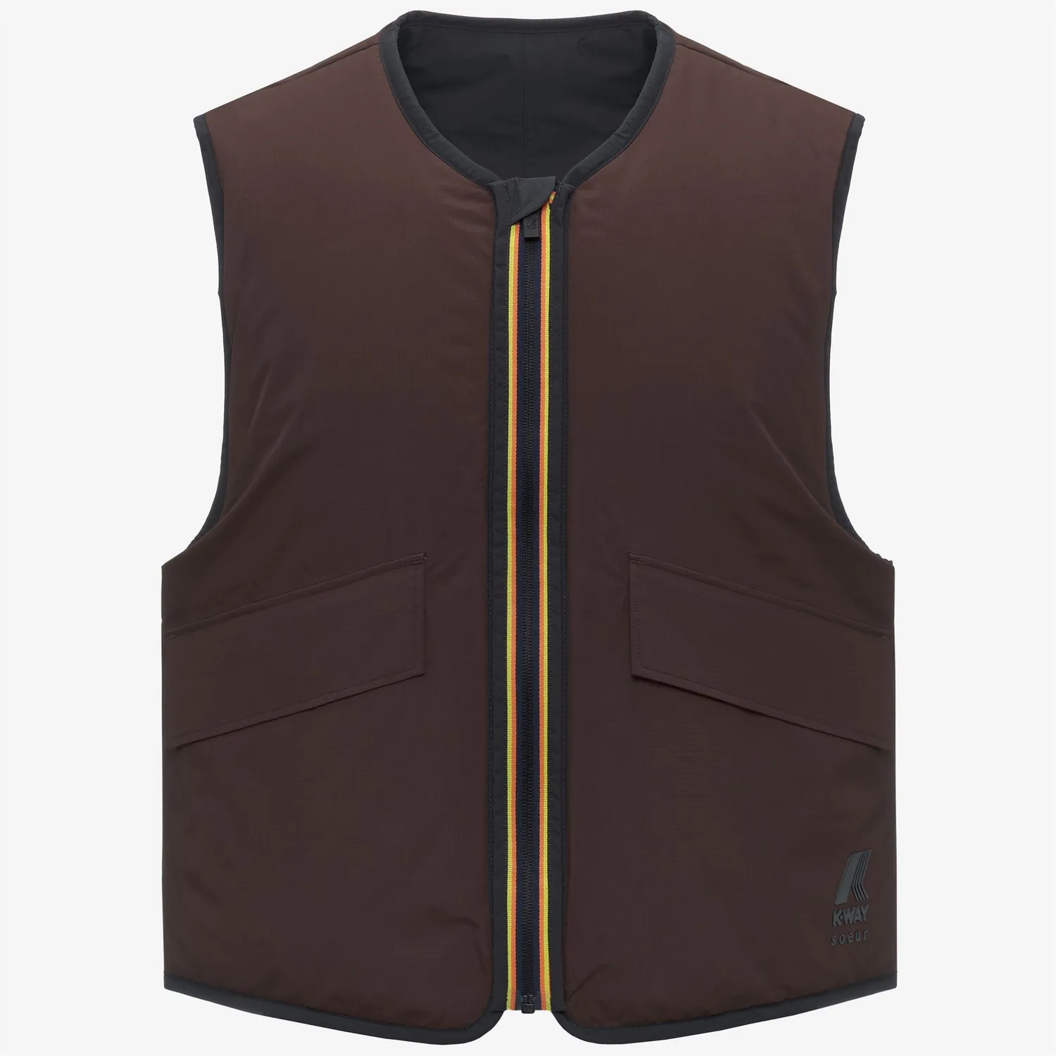 K-Way Le Vrai Wes Padded Soeur vesta dama negru usoara