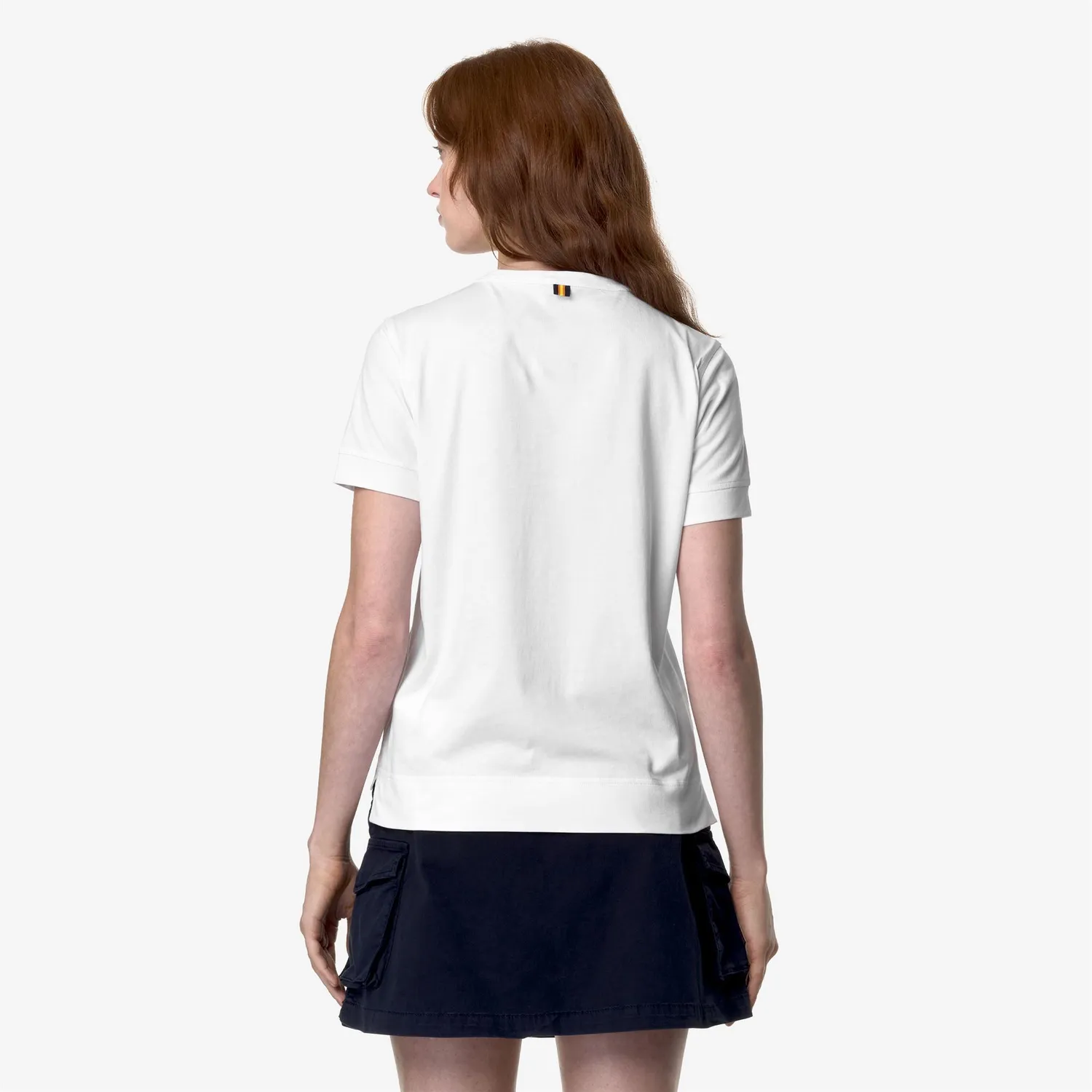 K-Way Emel Jersey tricou dama alb bumbac