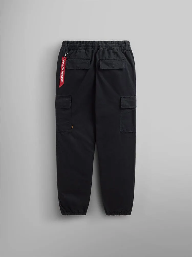 Alpha Industries Cotton Jogger pantaloni negri bumbac