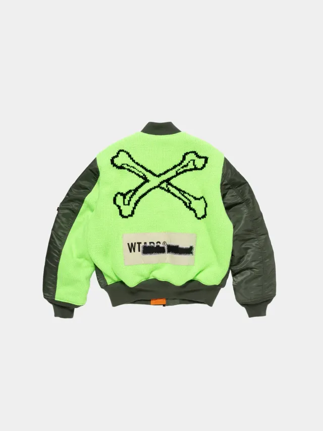 Alpha Industries WTAPS MA-1 geaca bomber olive rezistenta